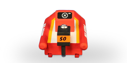 Wooden Sea Rescue Boat Toy