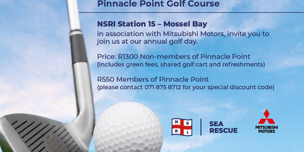NSRI Mossel Bay golf day supported by Mitsubishi Motors