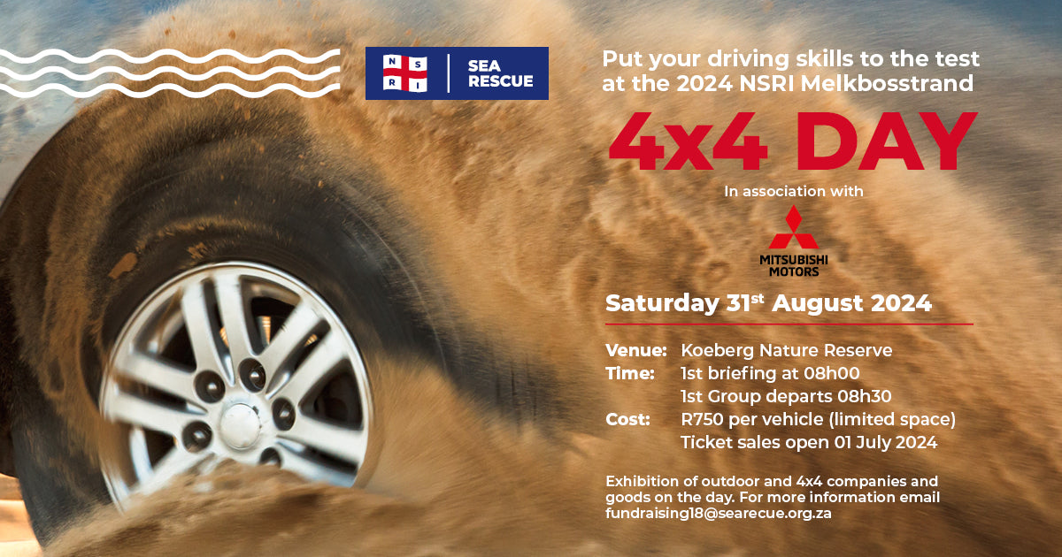 Book your place in for the NSRI Melkbosstrand 4x4 Day 2024 National