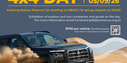 Book your place for 2026 NSRI Melkbosstrand 4x4 Day in association with Mitsubishi