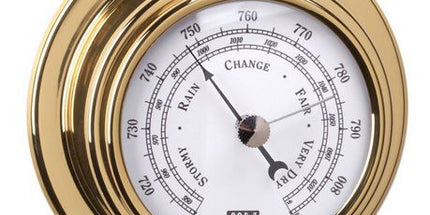 Barometer - Polished Brass & Lacquered