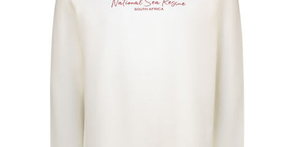 Line Art National Sea Rescue Sweat Shirt - Cream