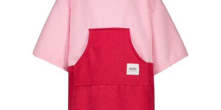 NSRI Kids Colourblock LS XPink Poncho