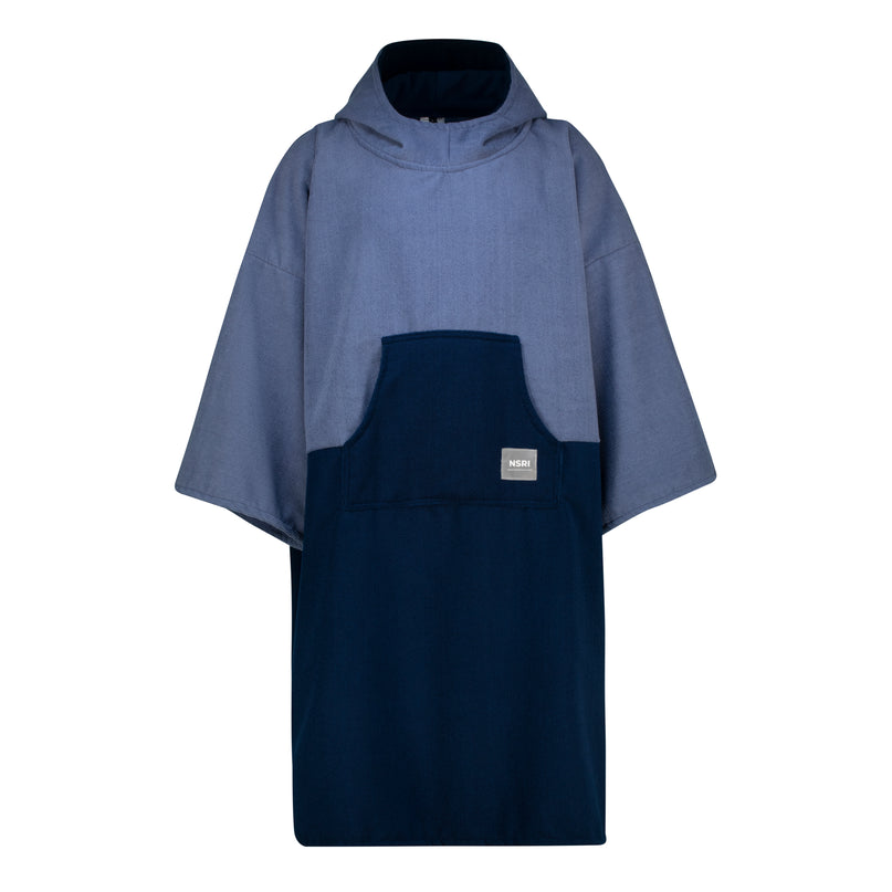 NSRI Adult Colourblock XBlue LS Poncho