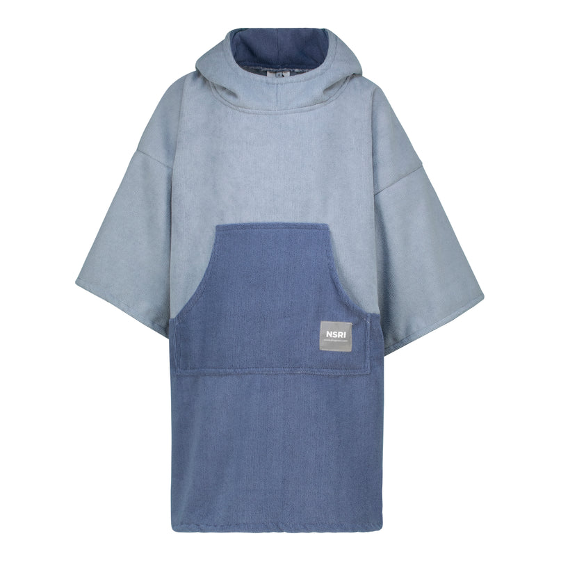 NSRI Kids Colourblock LS XBlue Poncho
