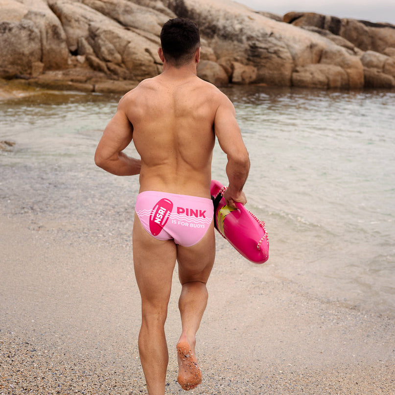 Faffies x NSRI Pink Buoy Swim Brief