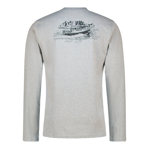 Long Sleeve Tee - Front NSRI South Africa print