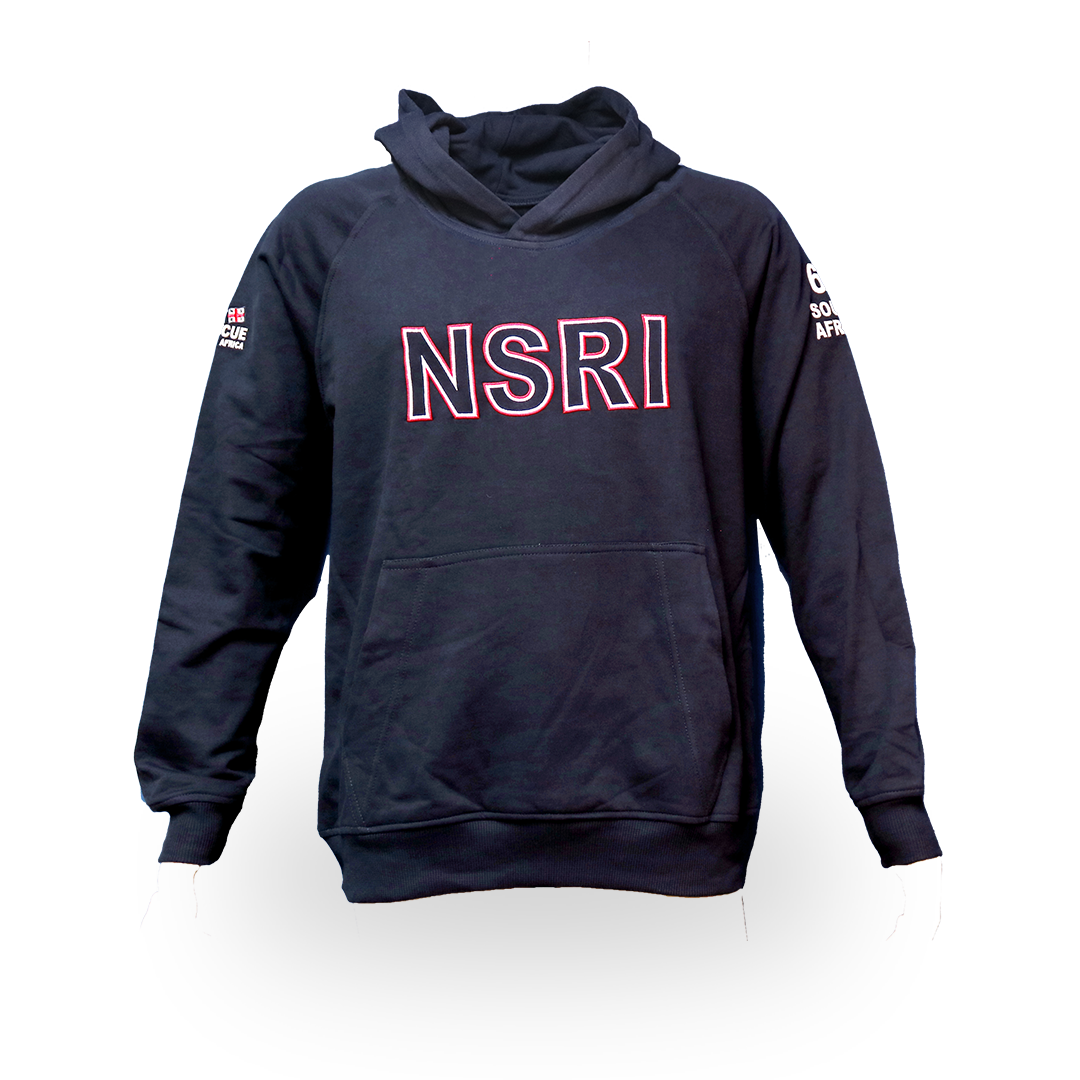 NSRI Hoodie &quot;Embroidered Logo&quot; (Unisex) Navy Blue