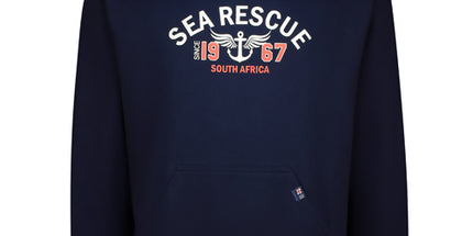 Sea Rescue Anchor Hoody - Navy