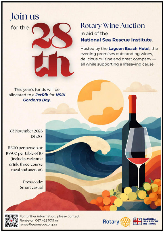 28th Rotary Wine Auction in support of the NSRI