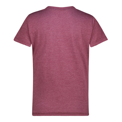 Ladies NSRI Sea Rescue T-Shirt - Maroon Melange