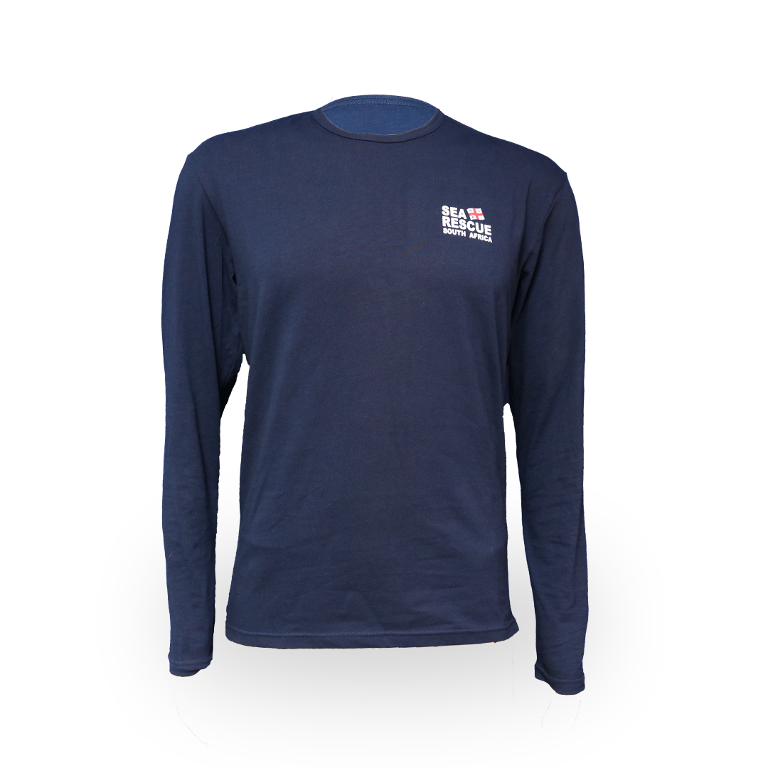 NSRI T-Shirt - Long Sleeve Navy Blue