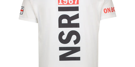 NSRI South Africa Boat Activity Shirt - White Short Sleeve