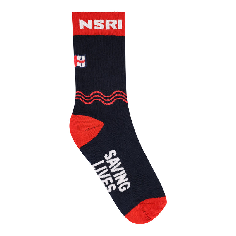 Saving Lives Socks Navy