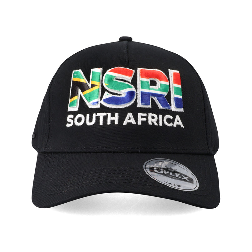 NSRI 3D SA Flag Cap - Black