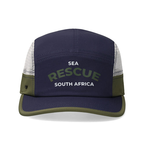 Performance Cap - Navy/Olive & White