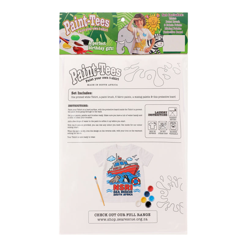 Kids Paint Your Own Sea Rescue SA T-Shirt