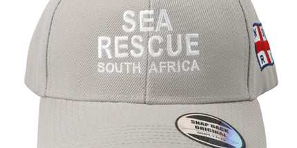 Sea Rescue Cap with NSRI side flag - Heather Grey