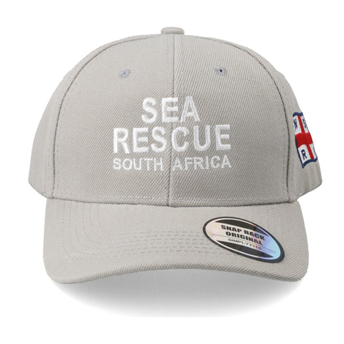 Sea Rescue Cap with NSRI side flag - Heather Grey