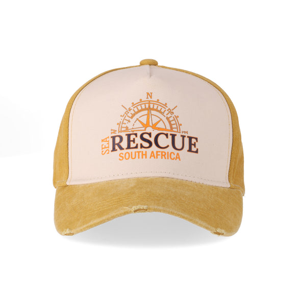 Sea Rescue Compass Two Tone Cap - Mustard