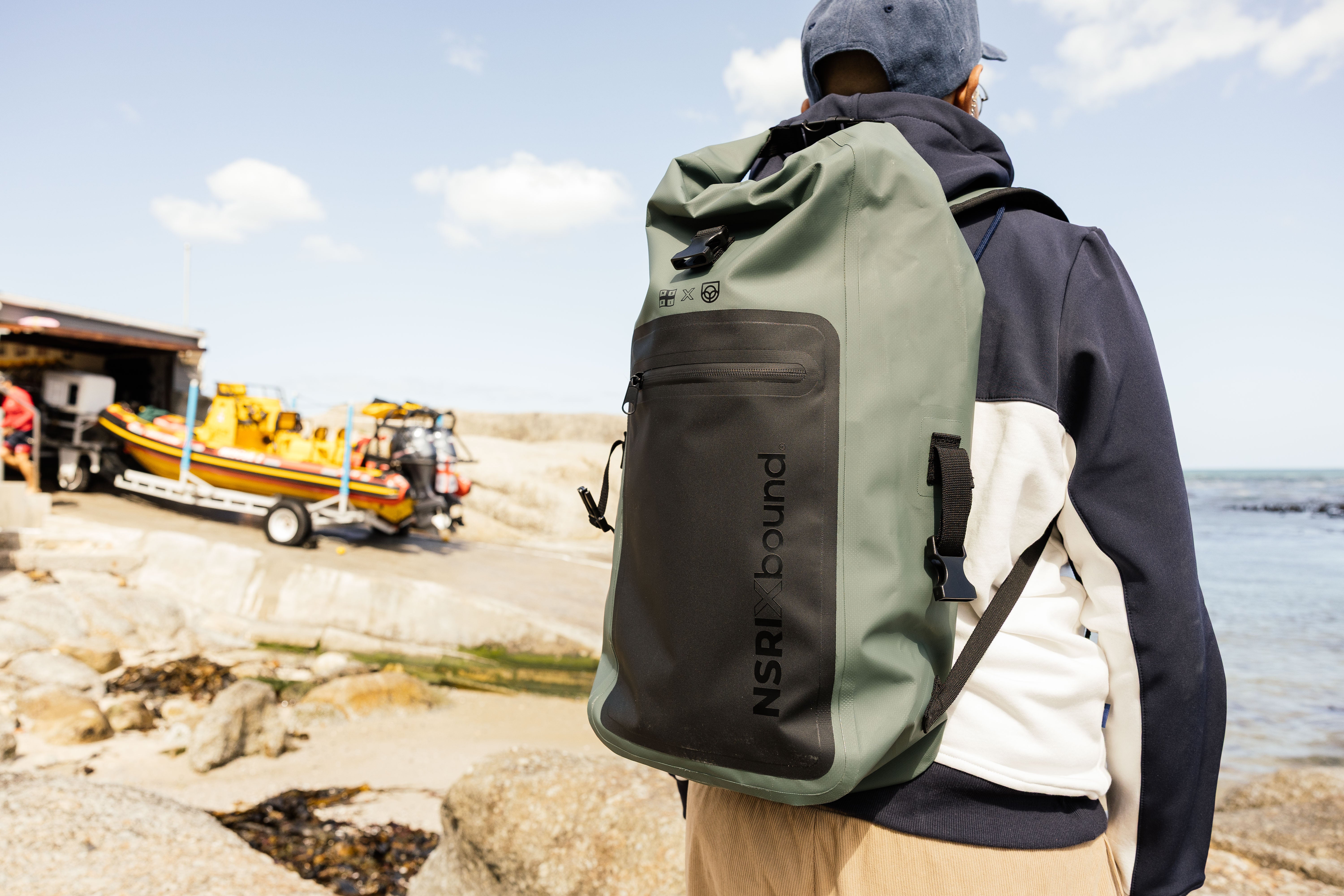 NSRIxbound Waterproof Backpack – National Sea Rescue Institute