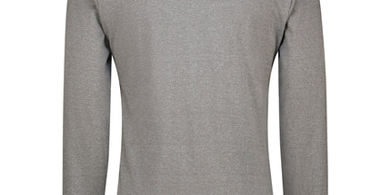 Long Sleeve Tee - Front NSRI South Africa print - Grey Melange