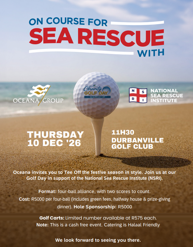 2026 Oceana Golf Day in support of the NSRI