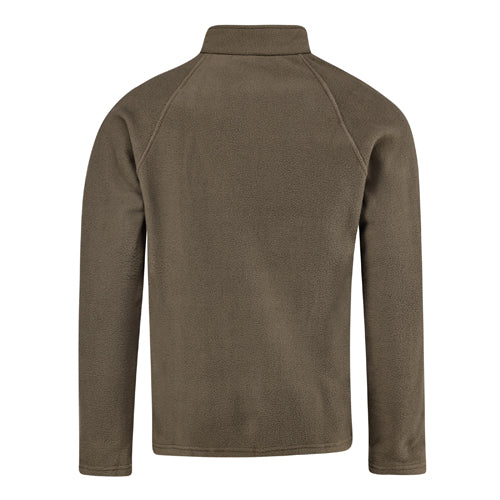 Polar Fleece Jacket - Half Zip - Olive