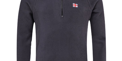 NSRI Flag 1/4 Zip Polar Fleece Jacket Charc