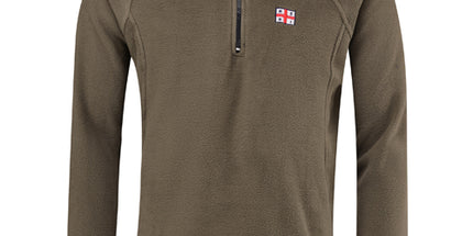 Polar Fleece Jacket - Half Zip - Olive