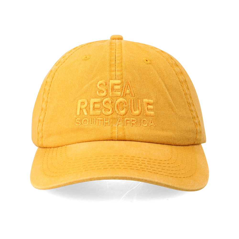 &quot;Sea Rescue&quot; Dad Cap - Mustard