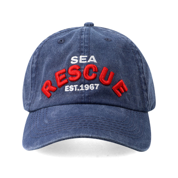 Sea Rescue 3D Dad Cap - Navy