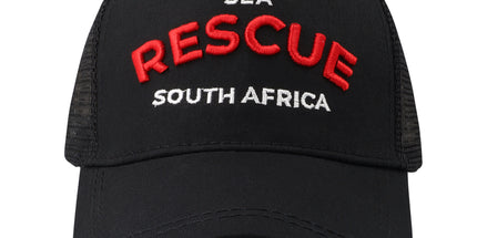 Sea Rescue Mesh Trucker Cap - Black