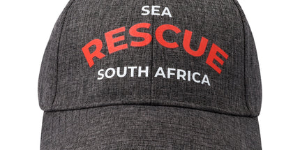 NSRI Sea Rescue Cap with DTF logo - Charcoal Melange