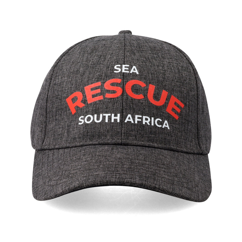 NSRI Sea Rescue Cap with DTF logo - Charcoal Melange