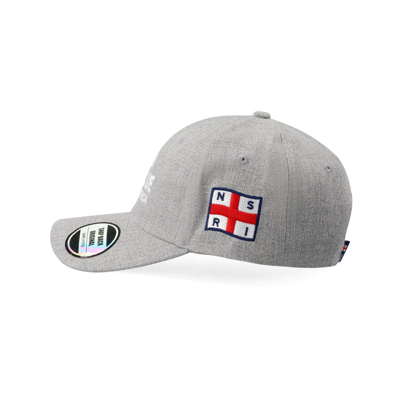 Sea Rescue Cap with NSRI side flag - Grey Melange