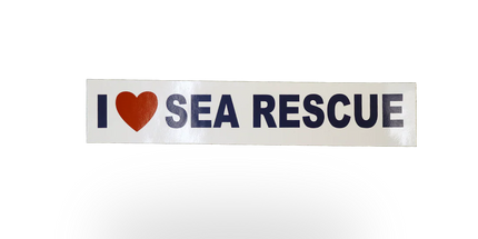 I Love Sea Rescue Sticker