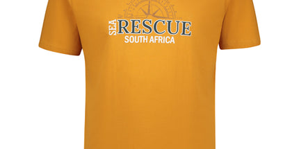 Sea Rescue Half Compass Short Sleeve T-Shirt - Mustard