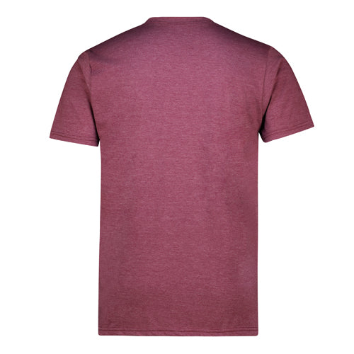 Line Art National Sea Rescue Short Sleeve T-Shirt - Maroon