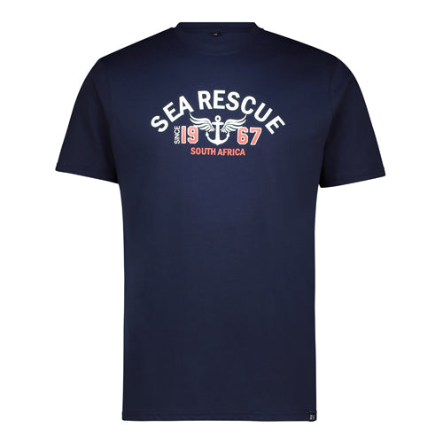 Anchor Sea Rescue Short Sleeve T-Shirt - Navy