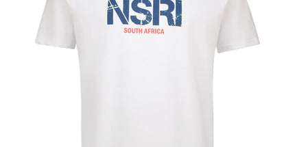 NSRI Distressed Cape Town Short Sleeve T-Shirt - White