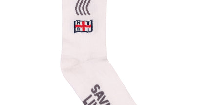 Saving Lives Socks White