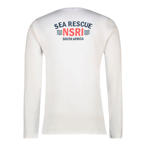 Sea Rescue Wave Long Sleeve T-Shirt - White