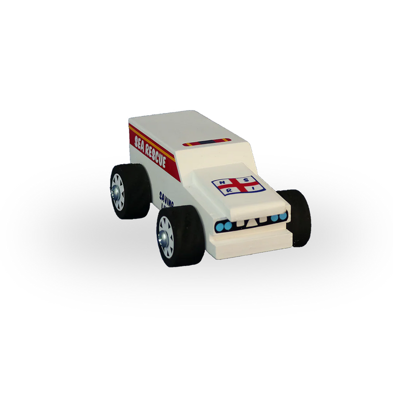 Wooden Sea Rescue Car Toy