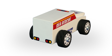 NSRI Wooden Toy Sea Rescue Vehicle