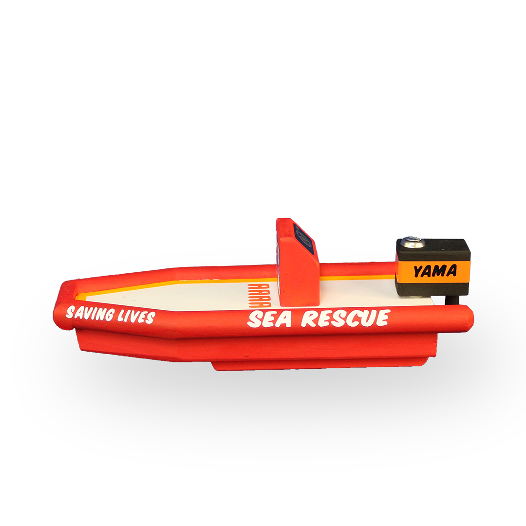 NSRI Wooden Toy Sea Rescue Boat National Sea Rescue Institute of