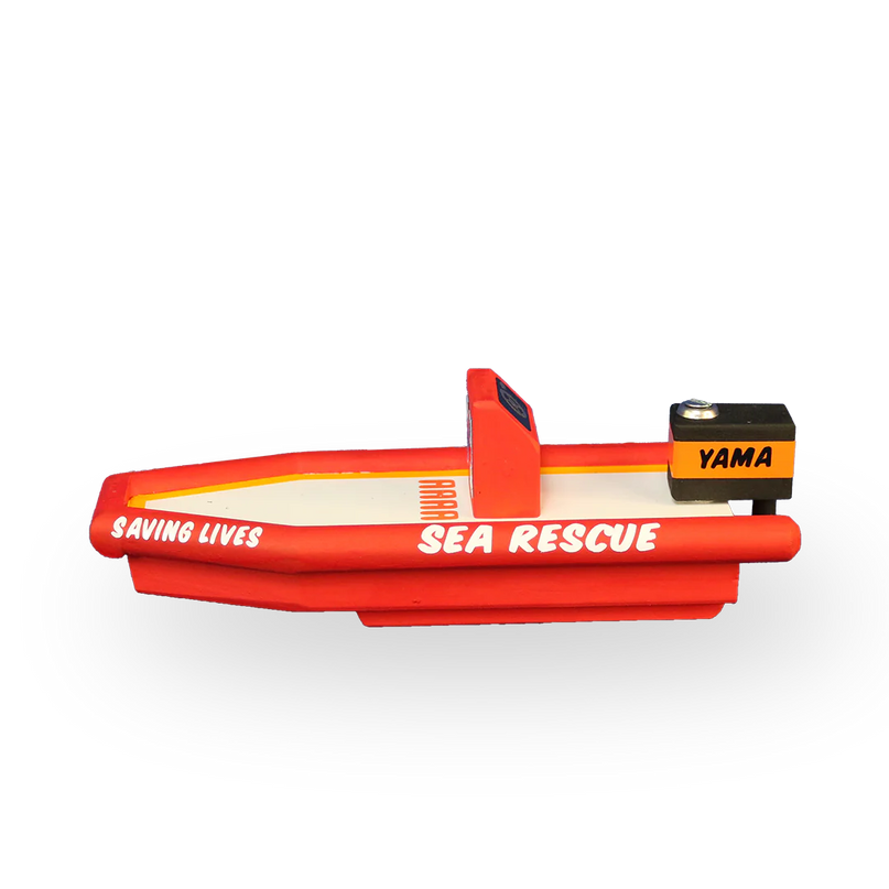 Wooden Sea Rescue Boat Toy