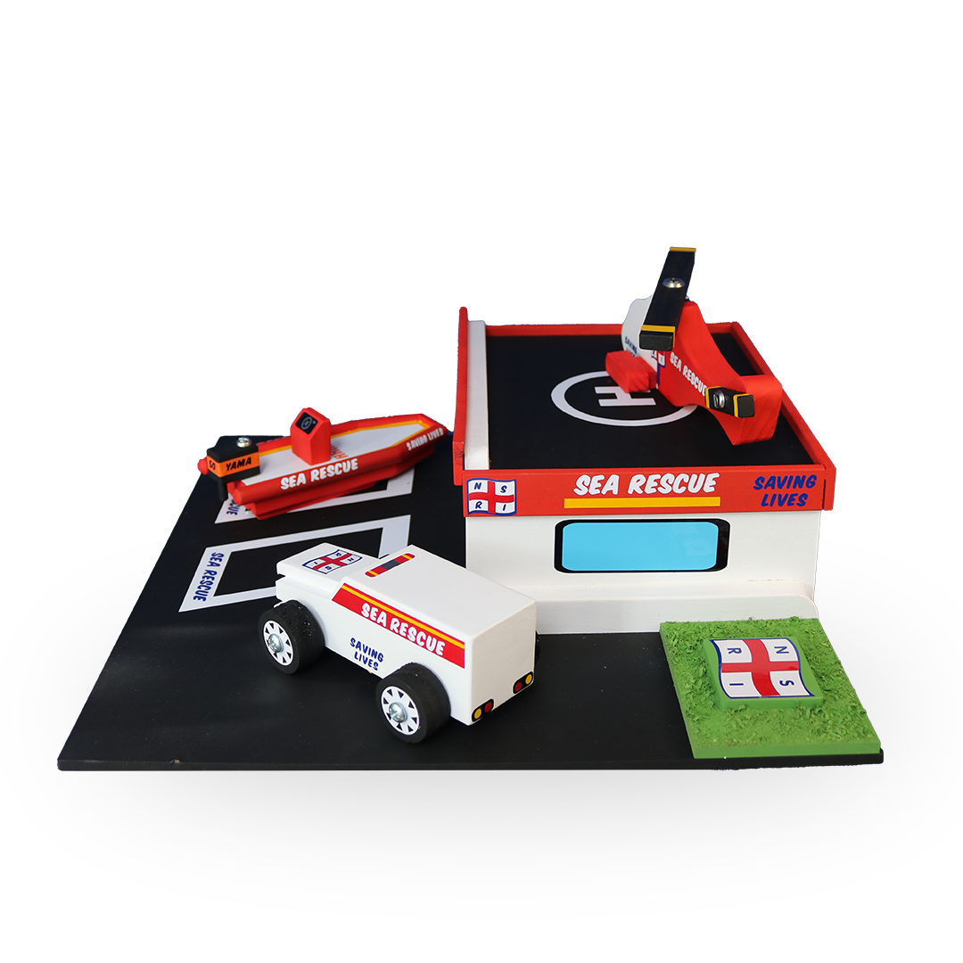 NSRI Wooden Toy Sea Rescue Station Combo