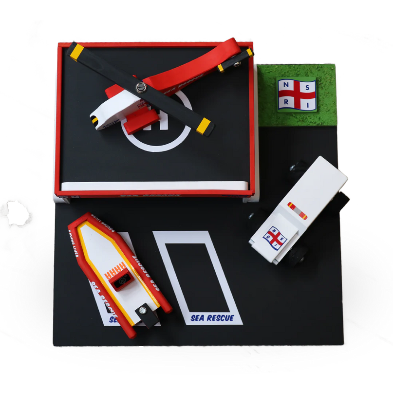 Wooden Sea Rescue Station Toy
