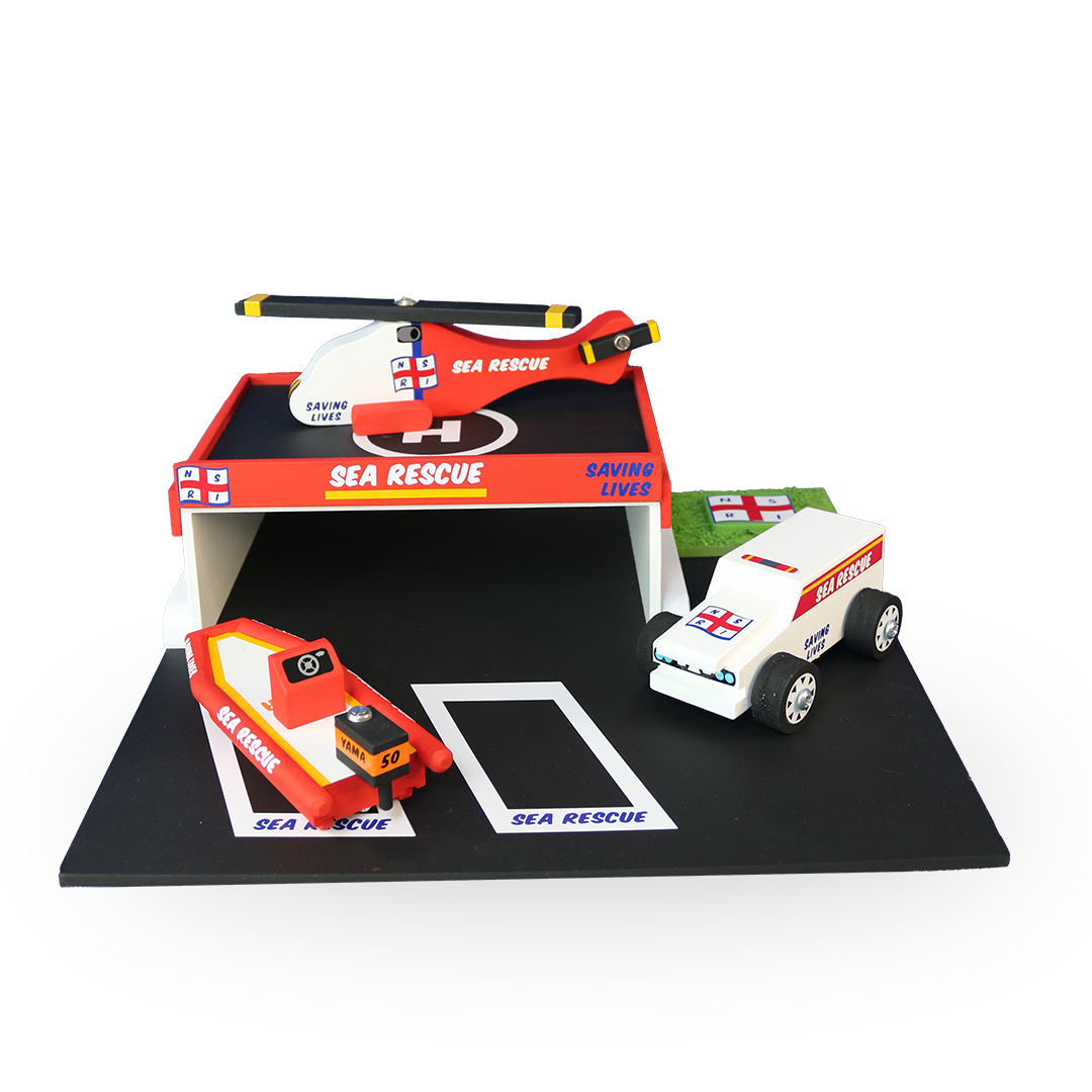 NSRI Wooden Toy Sea Rescue Station Combo